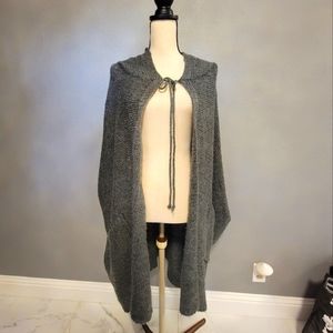 COPY - COPY - Knit hooded cape